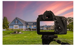 Professional photography of a house for sale